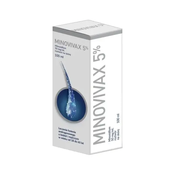 MINOVIVAX 5% roztwór na skórę 50mg/ml, 100ml