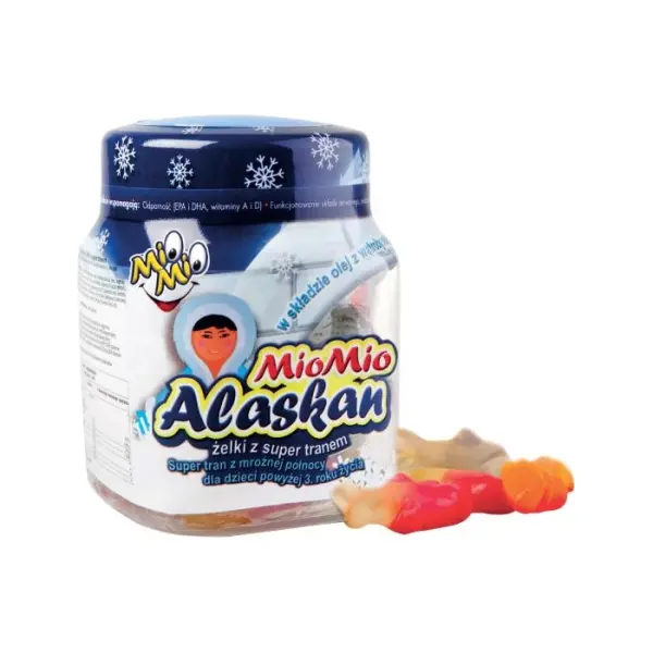 MIO Bio Alaskan żelki z super tranem, 30 sztuk