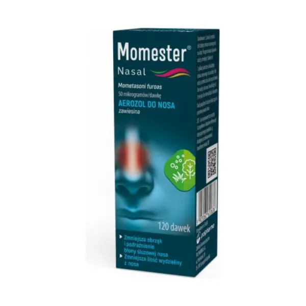 MOMESTER Nasal aerozol do nosa 50mcg/dawkę, 120 dawek