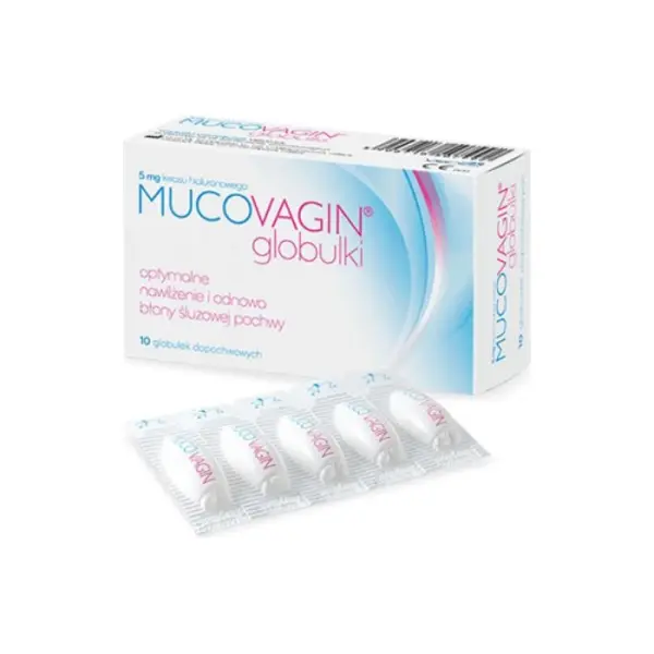 Mucovagin globulki dopochwowe, 10 sztuk