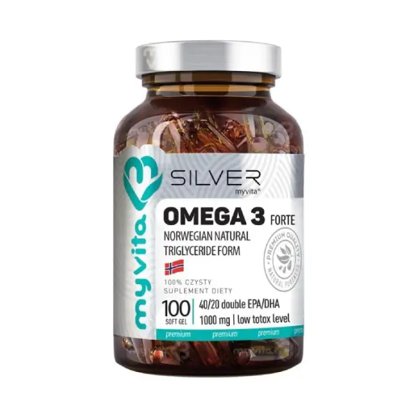 MYVITA OMEGA 3 FORTE, 100 kapsułek