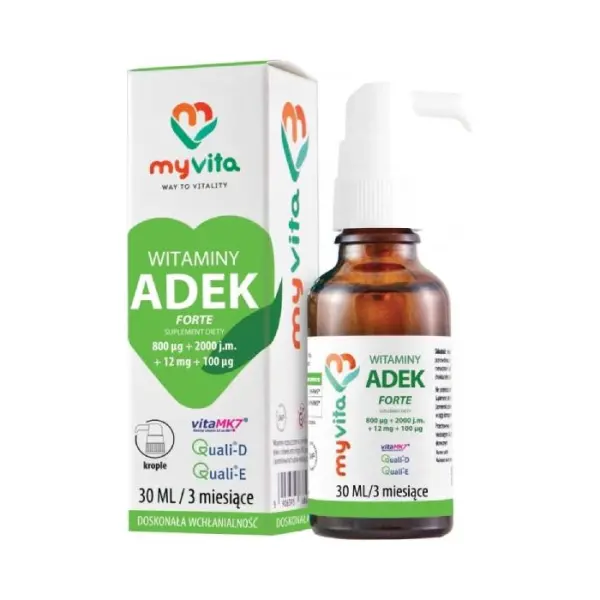 MYVITA  Witamina ADEK Forte krople, 30 ml