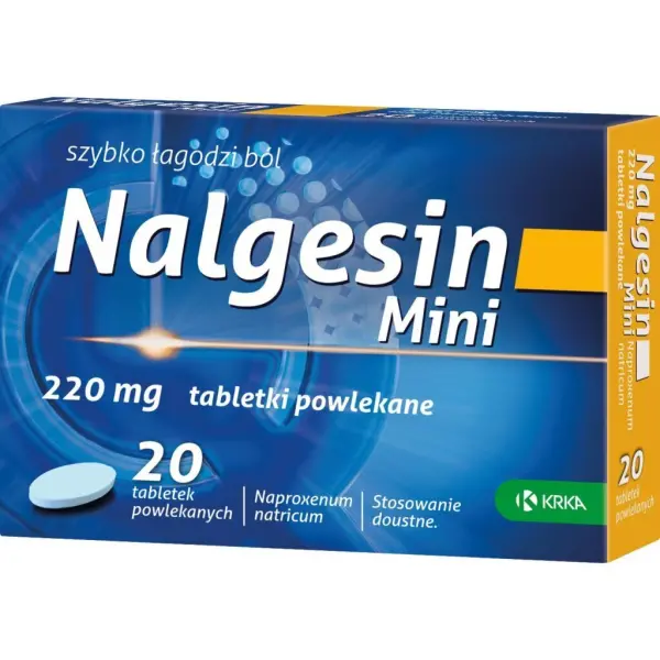 Nalgesin Mini 220mg, 20 tabletek