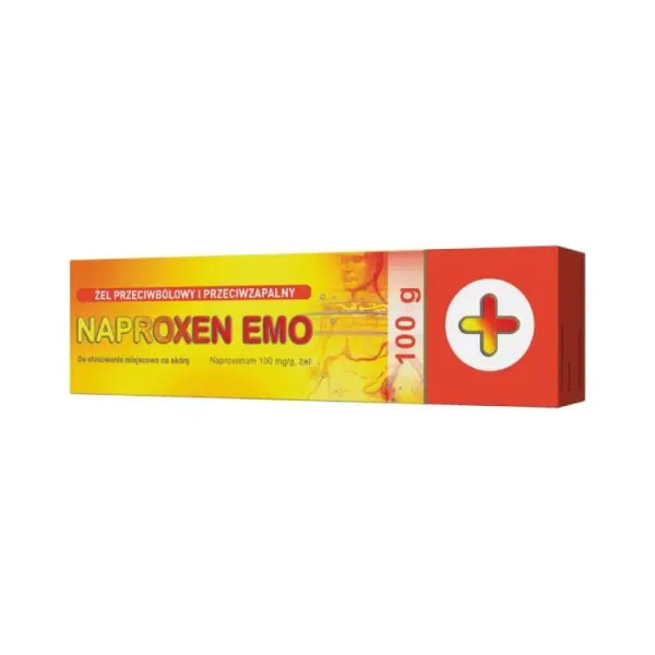 NAPROXEN EMO, żel na ból mięśni i stawów, 100 mg/g, 100 g