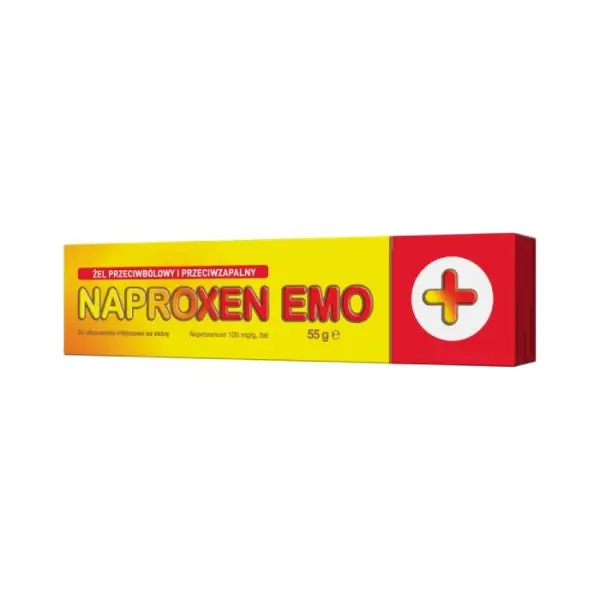 NAPROXEN EMO, żel na ból mięśni i stawów, 100 mg/g, 55 g