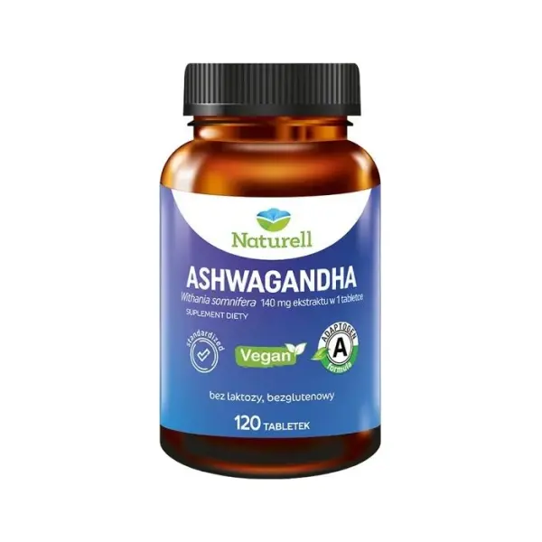 NATURELL Ashwagandha, 120 tabletek