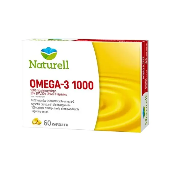 NATURELL Omega-3 1000, 60 kapsułek
