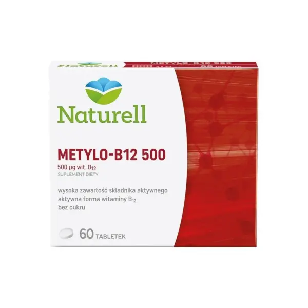 NATURELL Witamina Metylo B12 500 60 tabletek