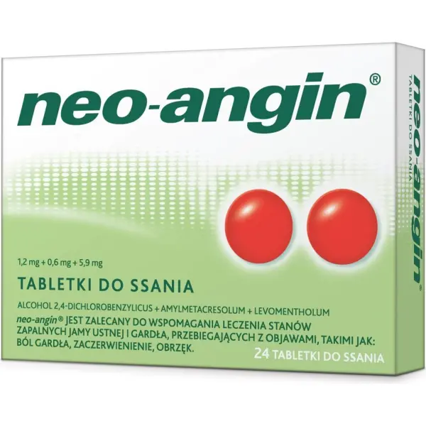 Neo-Angin 24 tabletki do ssania
