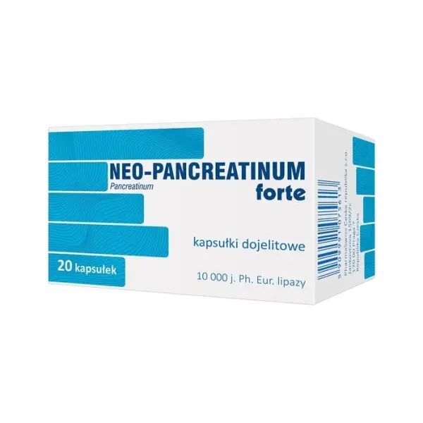 Neo-Pancreatinum Forte, 20 kapsułek