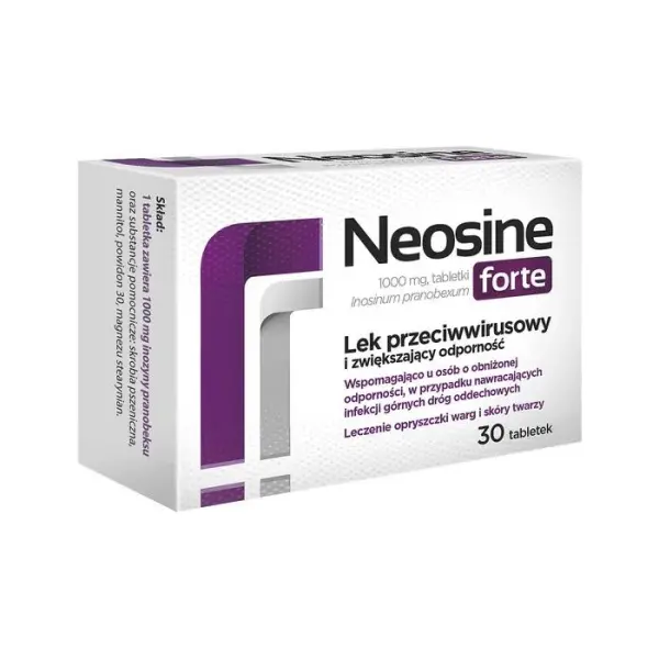 NEOSINE FORTE Lek przeciwwirusowy, 30 tabletek
