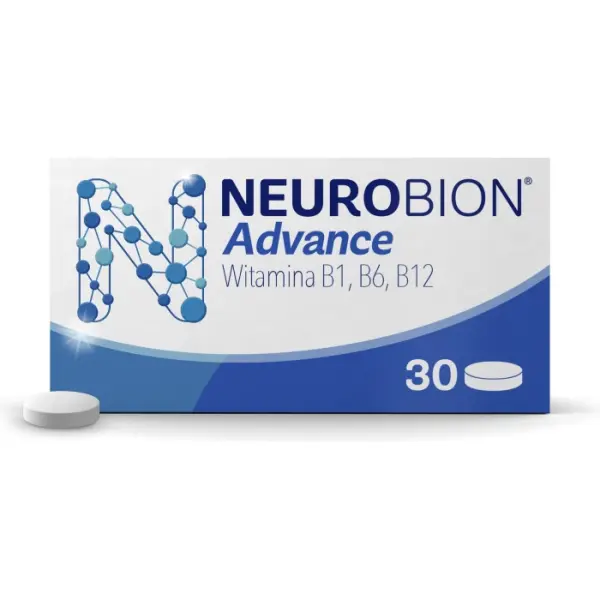 Neurobion Advance 100mg+50mg+1mg 30 tabletek