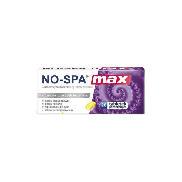 No-Spa MAX 80 mg 20 tabletek