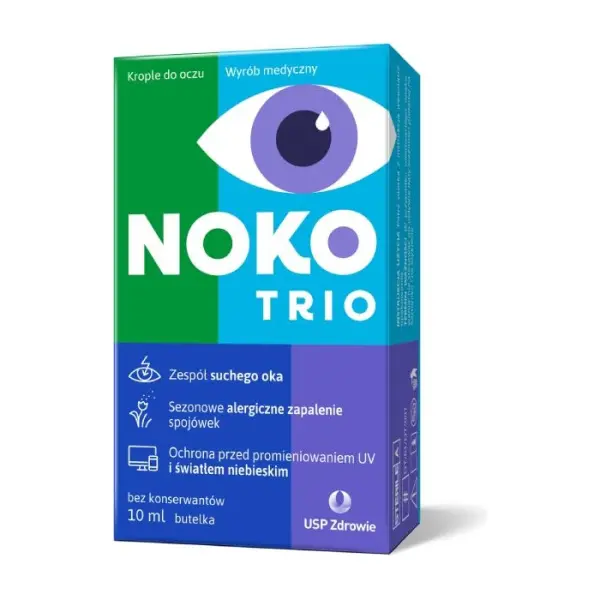 NOKO TRIO Krople do oczu, 10 ml