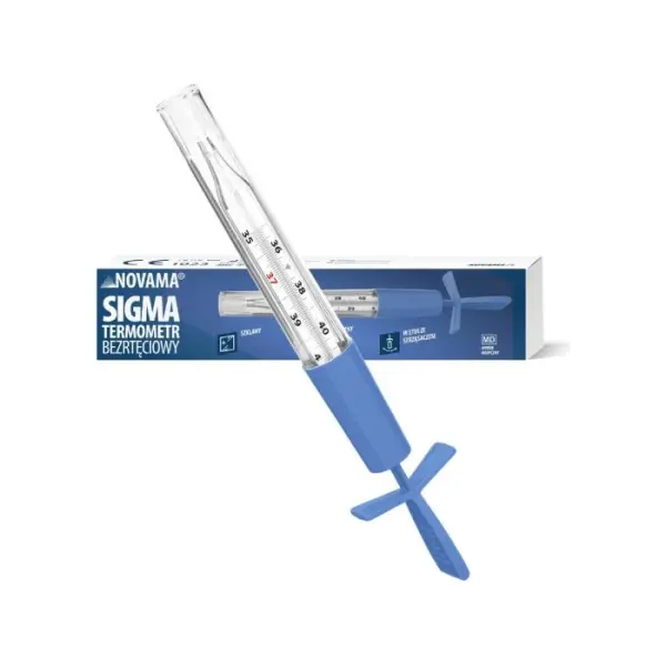 NOVAMA Sigma termometr bezrtęciowy w etui, 1 sztuka