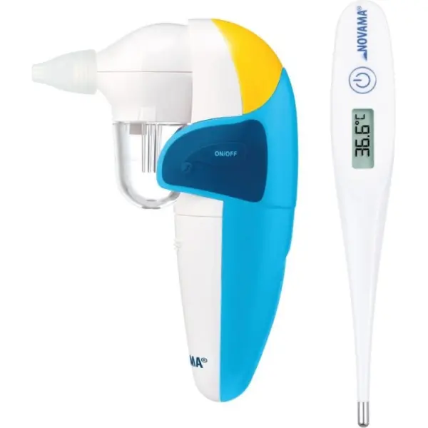 NOVAMA Zestaw prezentowy Elektryczny aspirator PINGO +termometr elektroniczny FLEXO