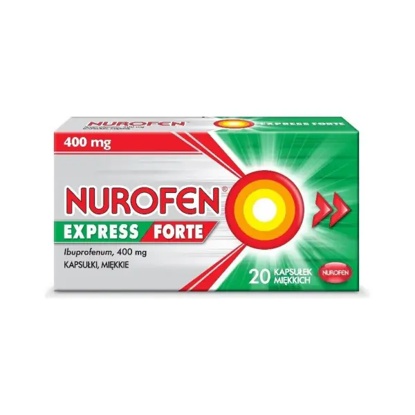 Nurofen Express Forte 400mg 20 kapsułek