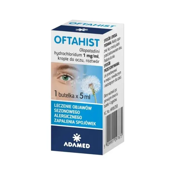 OFTAHIST krople do oczu,1 mg/ml, 5 ml