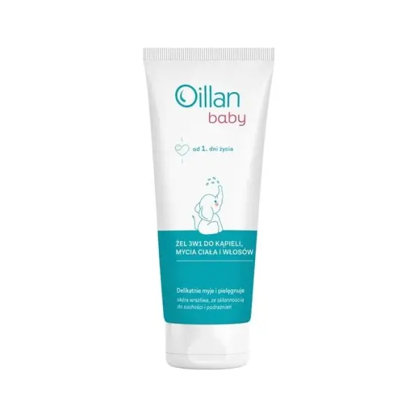 OILLAN Baby Żel do kąpieli i mycia ciała i włosów, 100 ml