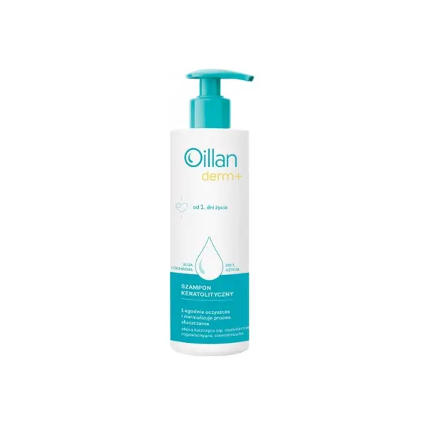 OILLAN DERM+ Szampon keratolityczny, 180 ml