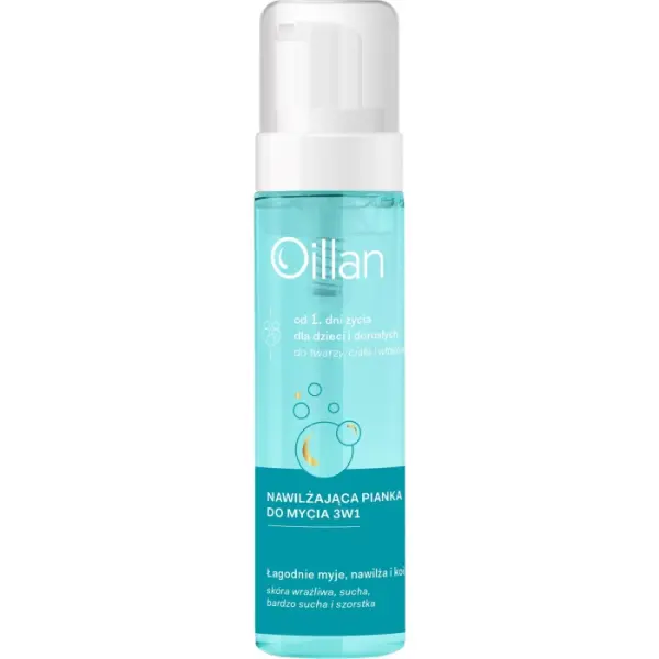 Oillan Pianka do mycia twarzy, ciała 200ml