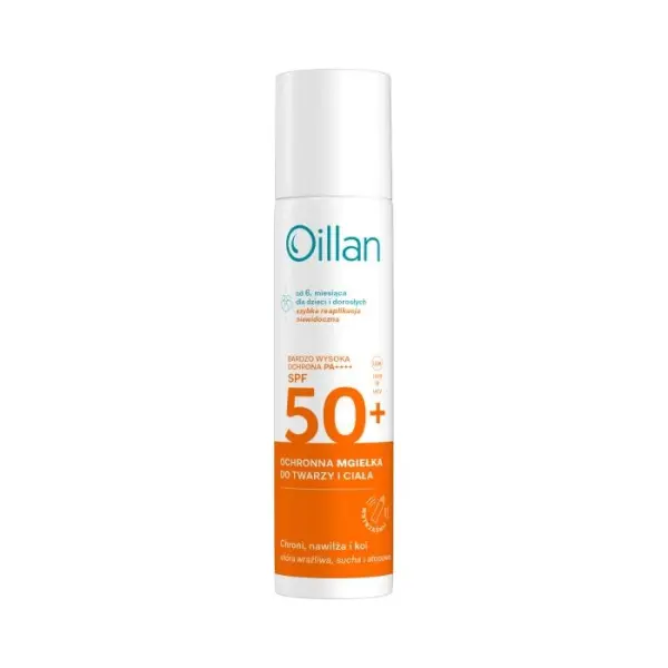 OILLAN Sun mgiełka do twarzy i ciała ochronna, 75 ml