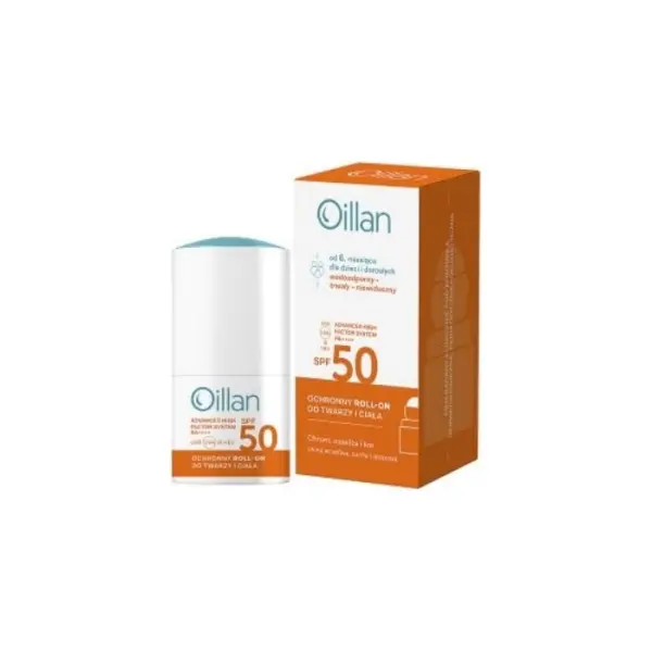 Oillan SUN Roll-on przeciwsłoneczny dla dzieci 50 ml
