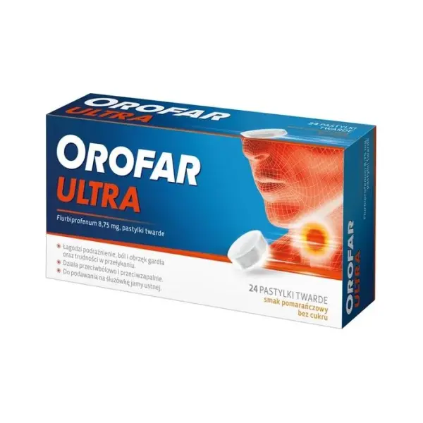 Orofar Ultra 24 pastylki do ssania