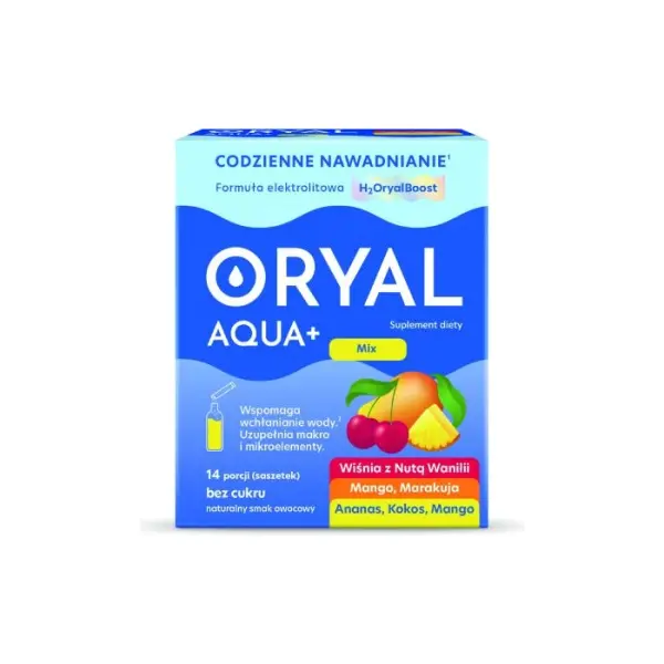 ORYAL Aqua+ Mix, 14 saszetek