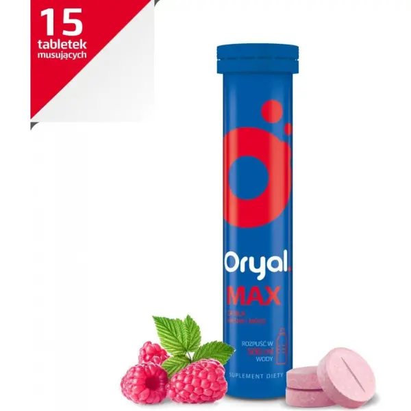 Oryal MAX 15 tabletek musujących