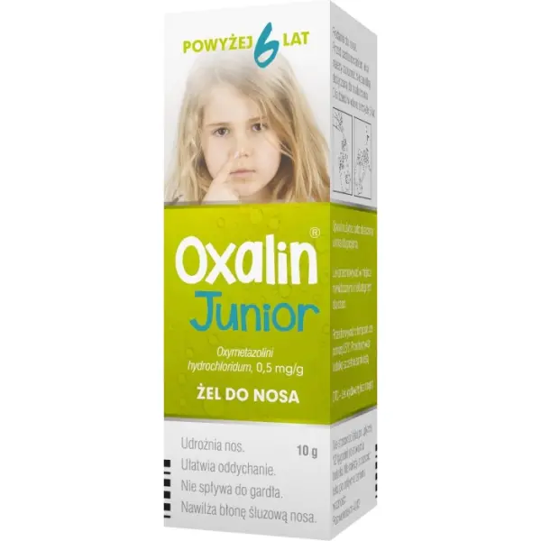Oxalin Junior żel do nosa 0,5 mg/g 10 g