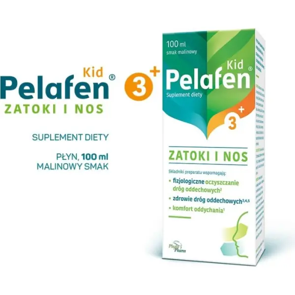 Pelafen Kid Zatoki i Nos płyn 100 ml