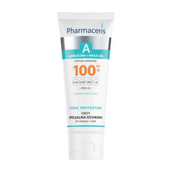 PHARMACERIS A MEDIC PROTECTION Krem specjalna ochrona do twarzy i ciała SPF 100+, 75 ml