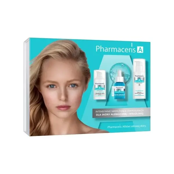 PHARMACERIS A Zestaw intensywnie nawilżający, 50ml + 15ml + 4ml