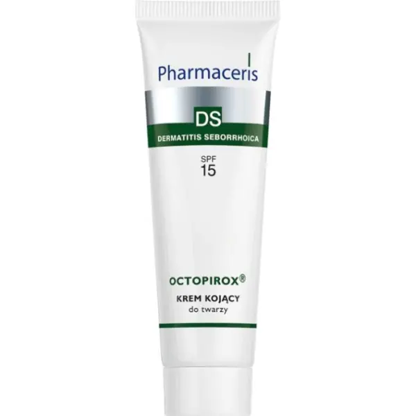 PHARMACERIS DS OCTOPIROX Krem do twarzy kojący SPF15, 30 ml
