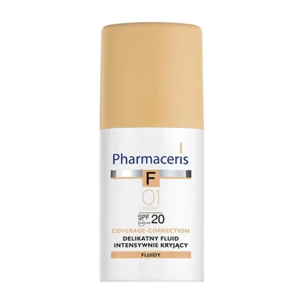 PHARMACERIS F Fluid kryjący Ivory 01 SPF20, 30 ml