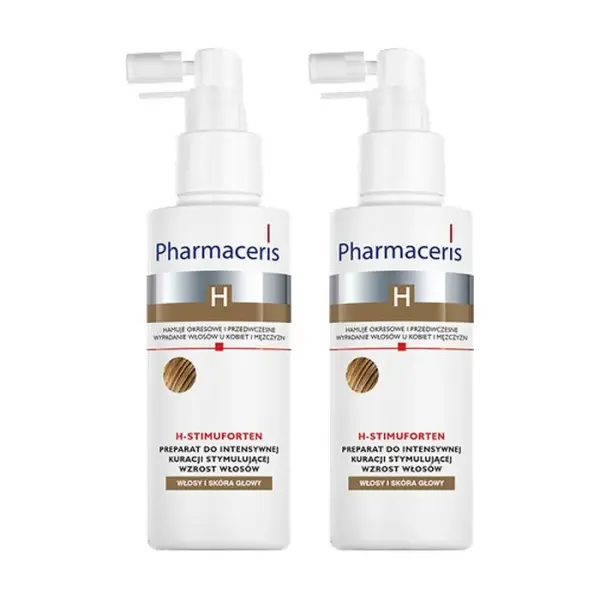 PHARMACERIS H Stimuforten Preparat hamujący wypadanie włosów, 2 x 125 ml