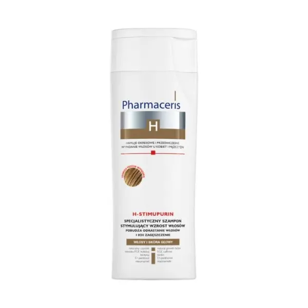PHARMACERIS H Stimupurin Szampon stymulujący wzrost włosów, 250 ml