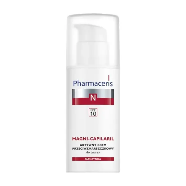 PHARMACERIS N MAGNI-CAPILARIL Krem przeciwzmarszczkowy do twarzy SPF10, 50 ml