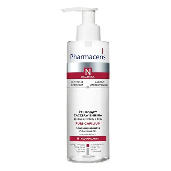 PHARMACERIS N Puri-Capilium Żel kojący zaczerwienienia, 190 ml
