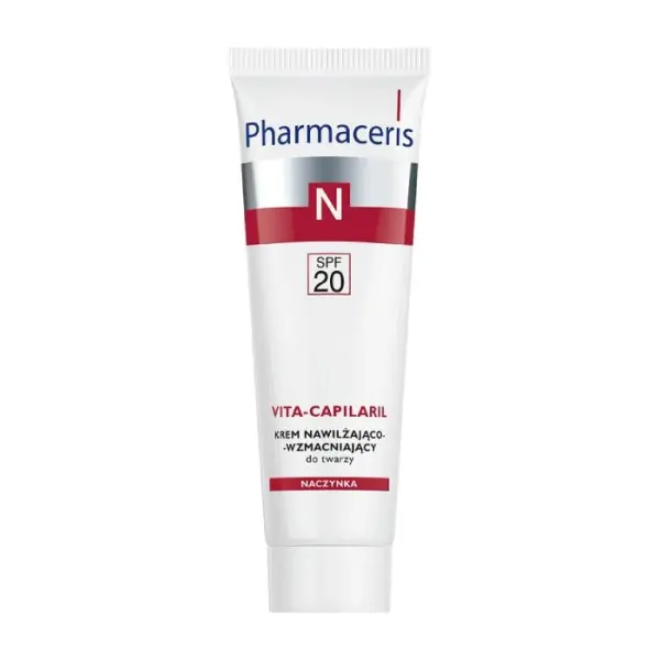 PHARMACERIS N VITA-CAPILARIL Krem do twarzy nawilżający wzmacniający SPF20, 50 ml