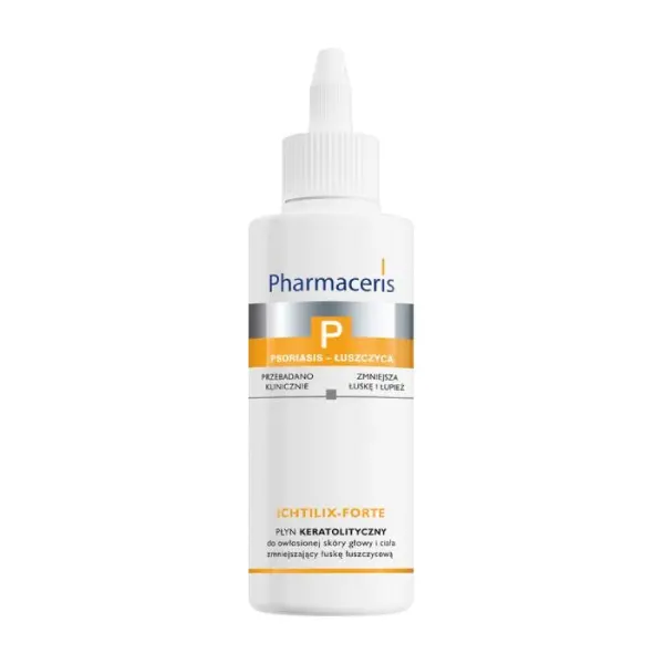 PHARMACERIS P ICHTILIX-FORTE Płyn keratolityczny do owłosionej skóry głowy i ciała, 125 ml
