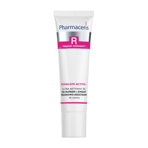 PHARMACERIS R ROSALGIN ACTIVE+ Żel na rumień i zmiany grudkowo-krostkowe, 30 ml