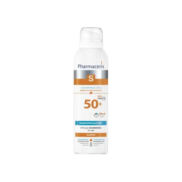 PHARMACERIS S Dermopediatric Emulsja do ciała dla niemowląt i dzieci wodoodporna SPF 50+, 150 ml