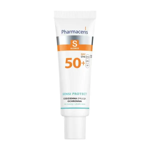 PHARMACERIS S Sensi Protect emulsja do twarzy i okolic ciała SPF 50+, 50 ml