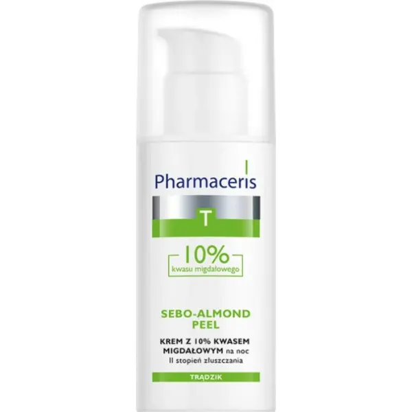 PHARMACERIS T SEBO-ALMOND PEEL 10% Krem do twarzy 2 stopień, 50 ml