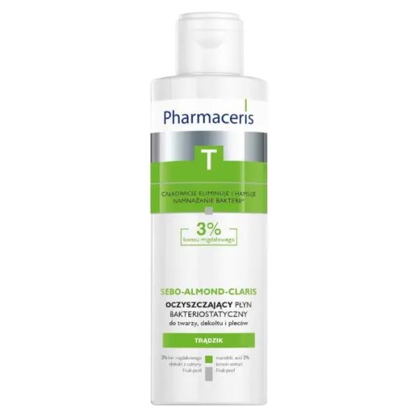 PHARMACERIS T Sebo-Almond Płyn bakteriostatyczny, 190 ml