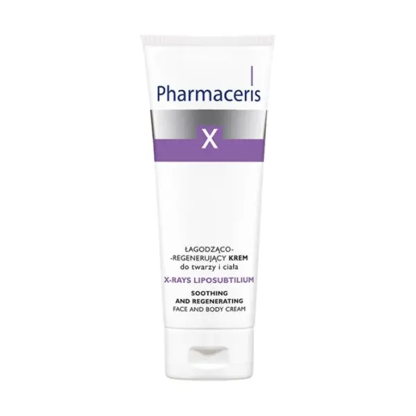 PHARMACERIS X X-RAYS LIPOSUBTILIUM Krem do twarzy i ciała łagodząco-regenerujący, 75 ml