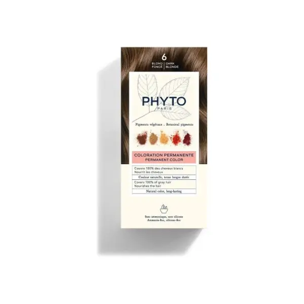 PHYTO COLOR Farba do włosów ciemny blond 6, 50 ml