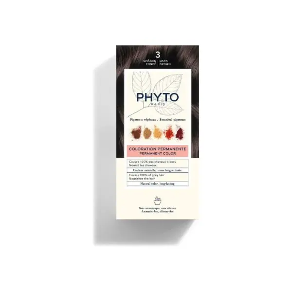 PHYTO COLOR Farba do włosów ciemny kasztan 3, 50 ml